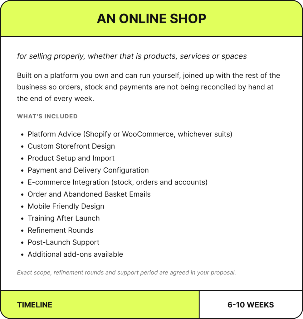 An Online Shop