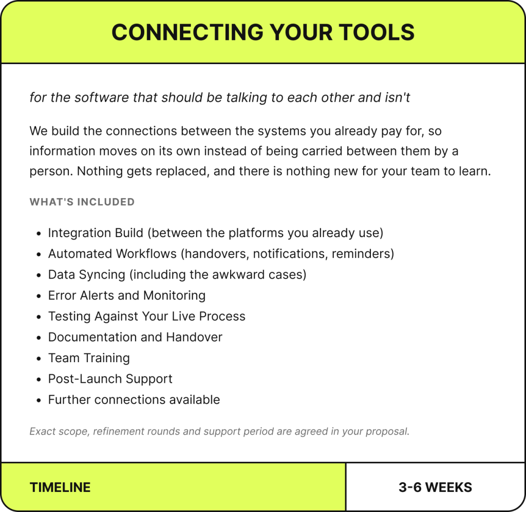 Connecting Your Tools